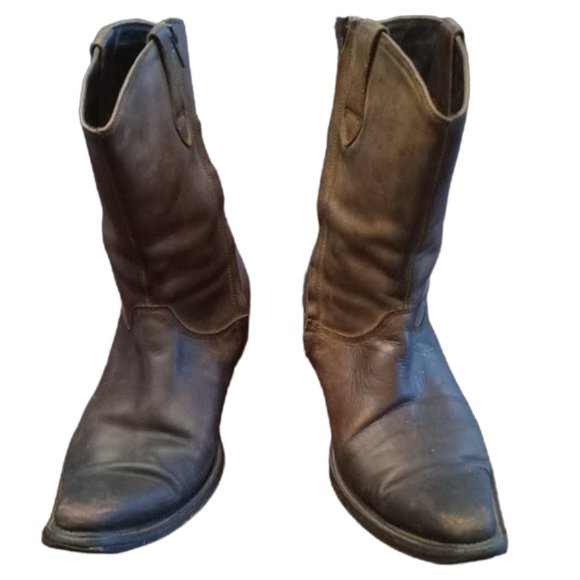 GUC | HTF "P Custer" | 🤠👢Cowboy Boots👢🤠 | Dark Brown | Men's | Size: 10.5 - Picture 4 of 16